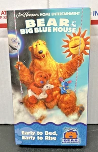 BEAR IN THE BIG BLUE HOUSE - EARLY TO BED, EARLY TO RISE (VHS) GD - Bild 1 von 6