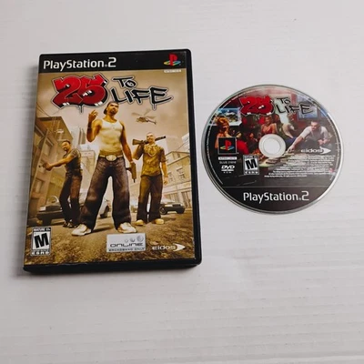 25 to Life PS2 Black Label No Manual Refurbished Tested - Image 1 of 4