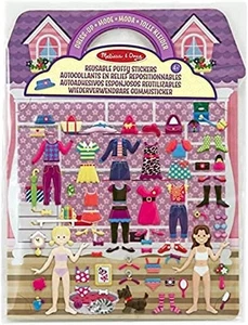 Melissa & Doug Puffy Sticker Activity Book: Dress-Up - 76 Reusable Stickers - Foto 1 di 3