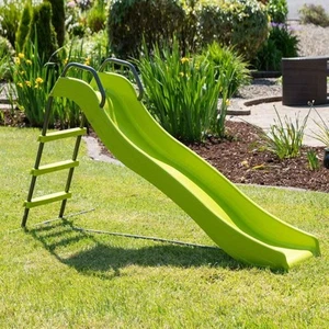5.8ft Kids Wavy Garden Slide with Water Attachment for Outdoor Fun - Picture 1 of 5