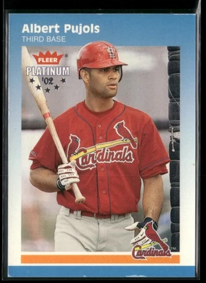 Fleer Platinum Albert Pujols 2002/202 SP #142 Cardinals M457 Foto 1 de 3