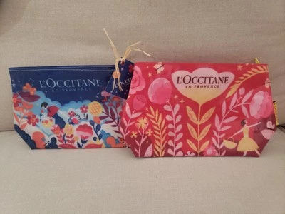Conjunto de bolsas de cosméticos florales L'Occitane En Provence maquillaje viaje Foto 1 de 3