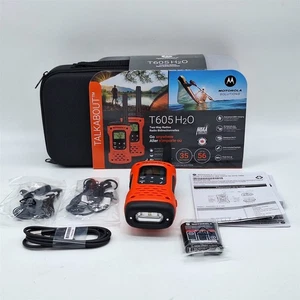 Motorola Solutions, portátil FRS, T605_H2O, Talkabout, radios bidireccionales, paquete de 1 - Imagen 1 de 4