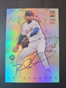 PAUL WILSON/TODD HUNDLEY 1997 TOPPS STADIUM CLUB DUAL AUTOGRAPHS! NEW YORK METS! - Picture 1 of 2