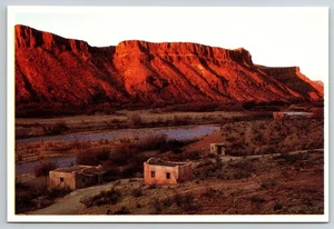 Ehemaliges Contrabando Filmset, Big Bend Ranch State Park, Texas Postkarte - Bild 1 von 3