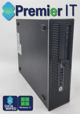 HP ProDesk 400 G1 SFF Desktop PC - Intel Core i3-4130 - 16GB RAM + 250GB SSD - Image 1 of 4