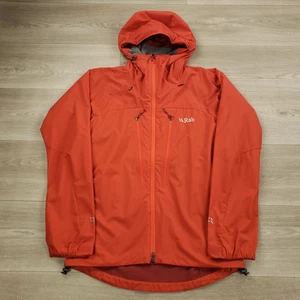 Rab Vapour Rise Alpine Jacket Women Small Pertex Hooded Full Zip Red Long Sleeve - Picture 1 of 16