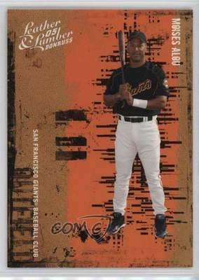 2005 Donruss Leather & Lumber Silver /100 Moises Alou #104 - Image 1 of 2