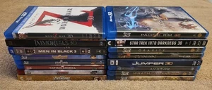 Lot Of 16 3D Bluray Movies - Avatar Avengers Star Trek Pacific Rim - Bild 1 von 22
