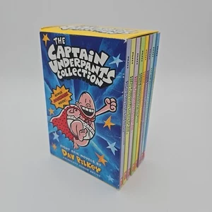 The Amazing Captain Underpants Collection 8 Bücher Box Set Dav Pilkey Taschenbuch - Bild 1 von 6