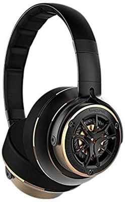 1MORE H1707 Triple Driver Over Ear Headphones Gold Hi-Res TA0224 - Image 1 of 4