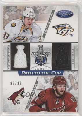 2012-13 Certified Dual Jerseys /99 Colin Wilson Martin Hanzal #PCSF5 - Image 1 of 2