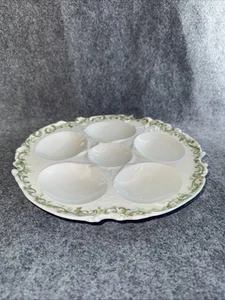 Antique Oyster Plate Theo Haviland France white porcelain - Picture 1 of 8