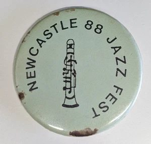 Vintage Jazz Badge from the 1988 Newcastle NSW Festival Australian BANT RARE! - Picture 1 of 2