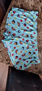 Pac-Man türkis elastische Taille Retro Videospiel Schlaf Lounge Shorts - XXXl - Bild 1 von 4