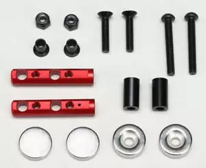 Yokomo MAGNET BODY MOUNT Rear (2PCS) *RED* #ZS-016MGRR - Picture 1 of 4