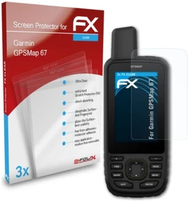atFoliX 3x Película Protectora para Garmin GPSMap 67 transparente - Imagen 1 de 9