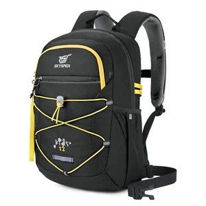 Kids Backpack 12L Lightweight Travel Daypack for School Boys Girls Black Design - Picture 1 of 8