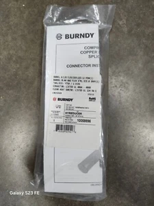 BURNDY / YSR25FX4CFXLTCKITC / HYREDUCER COPPER COMPRESSION INLINE REDUCER SPLICE - Picture 1 of 2