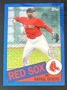 Rafael Devers 2020 Topps Silver Pack BLUE MOJO REFRACTOR /150 Boston Red Sox - Picture 1 of 2