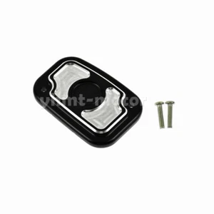 Chrome Brake Master Cylinder Cover Right Fit For FLHT, FLHR, FLHX, FLTR 08-17 - Imagen 1 de 8