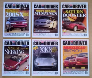 CAR AND DRIVER - Year 1995: 6 issues of the year - "collector" condition - Picture 1 of 7
