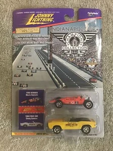 1996 Johnny Lightning 1969 MARIO ANDRETTI Indy & CAMARO Pace Car 1/64 Serie 3 - Foto 1 di 8