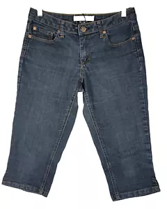 Mixit Size 8 Womans Capri Jeans Blue EUC - Picture 1 of 9