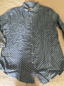 Loft NWT Dotted Chambray Tunic Shirt. Small - Picture 1 of 5