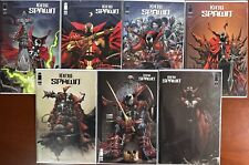 King Spawn 1 NM 7 Cover Set New Bags & Boards Todd McFarlane Free Ship