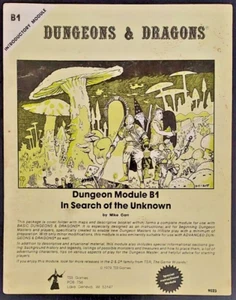 TSR D&D Module B1 - In Search of the Unknown #9023 First Printing November 1978 - Picture 1 of 9
