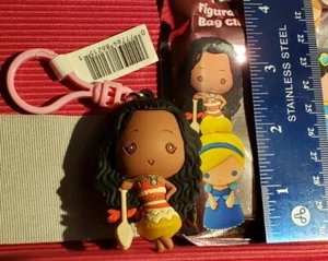2.5" Moana Disney Princess Figural Bag Clip Island Ocean Polynesia 2022 - Picture 1 of 10