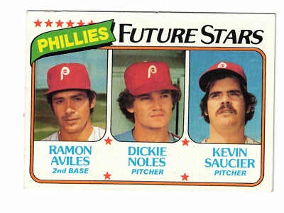 1980 Topps Phillies  Future Stars #682 Aviles-Noles-Saucier - Image 1 of 2