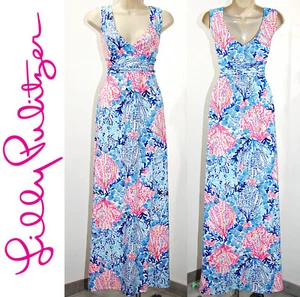 LILLY PULITZER Sloane V-neck Crossover Jersey Maxi Dress in SWAY WITH ME M $198 - Bild 1 von 19