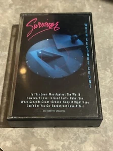 Survivor: When Seconds Count VTG 1986 Cassette CBS Records ***TESTED*** - Picture 1 of 4