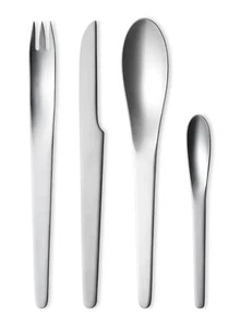4-tlg Besteck Arne Jacobsen für Georg Jensen 1957-Design Klassiker Avangard - Bild 1 von 1