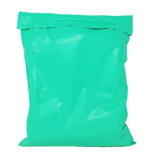 12 Zoll x 15 Zoll Blaugrün Poly Mailers Schöne Flache Designer Neuwertig Versand Selbstversiegelnde Taschen - Bild 1 von 12