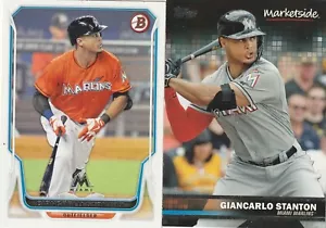 Giancarlo Stanton 19 & 2016 Walmart Holidays Miami Marlins Marlins - Picture 1 of 5