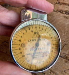 VINTAGE APEX LENS GAGE DIOPTERS-LEATHER CASE-USA MADE-SOLD AS NEEDING WORK - Picture 1 of 4