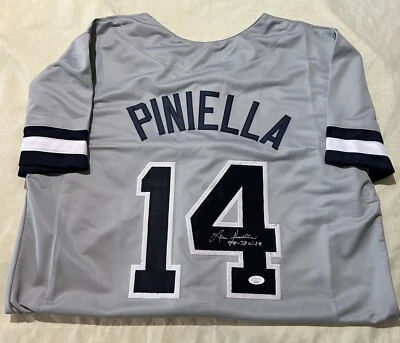 Lou Piniella signed Custom Jersey auto autograph certified size XL - Image 1 of 2