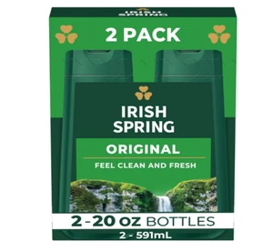 Body Wash for Men, Original Clean Body Wash, 20 Oz, 2 Pack FREE SHİPPİNG - Picture 1 of 14
