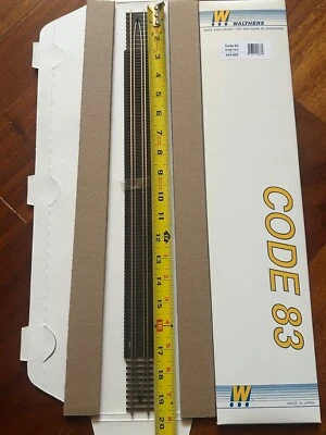 BRIDGE TRACK with GUARDRAILS & RERAILER - 19.6 inch CODE 83 NS Rail HO SCALE NEW - Image 1 of 4
