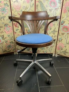 Thonet Stil Antik Vintage Büro Drehstuhl Schreibtischstuhl schreibtisch Sekretär - Bild 1 von 4