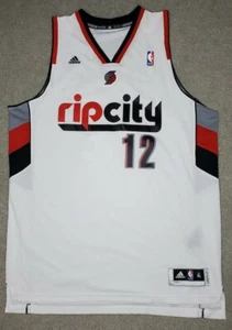 Adidas NBA Portland Trail Blazers Rip City Aldridge #12 Size L + 2 - Picture 1 of 5