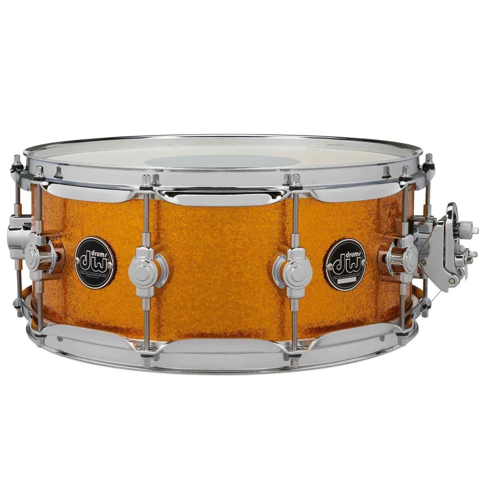 DW Performance Snare Drum 14x5.5 Gold Sparkle - Image 1 of 1
