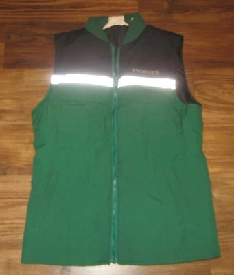 Frontier Airlines Adult Sleeveless Workers Vest Jacket, Green, Size XS, EUC - Image 1 of 4