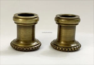 Model Ship Display Pedestals - Solid Turned Brass Antique Finish - Picture 1 of 6
