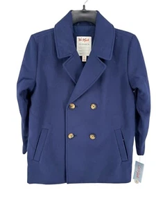 Cat & Jack Boys Navy Blue Peacoat Jacket Size Medium NEW - Picture 1 of 5