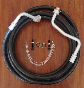 Rear Aux Low Pressure A/C Hose Line for 2002-09 Trailblazer & Envoy EXT - Picture 1 of 1