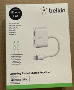 Belkin Audio + Charge Rockstar Compatible with iPhone/iPad New in Box - Picture 1 of 6